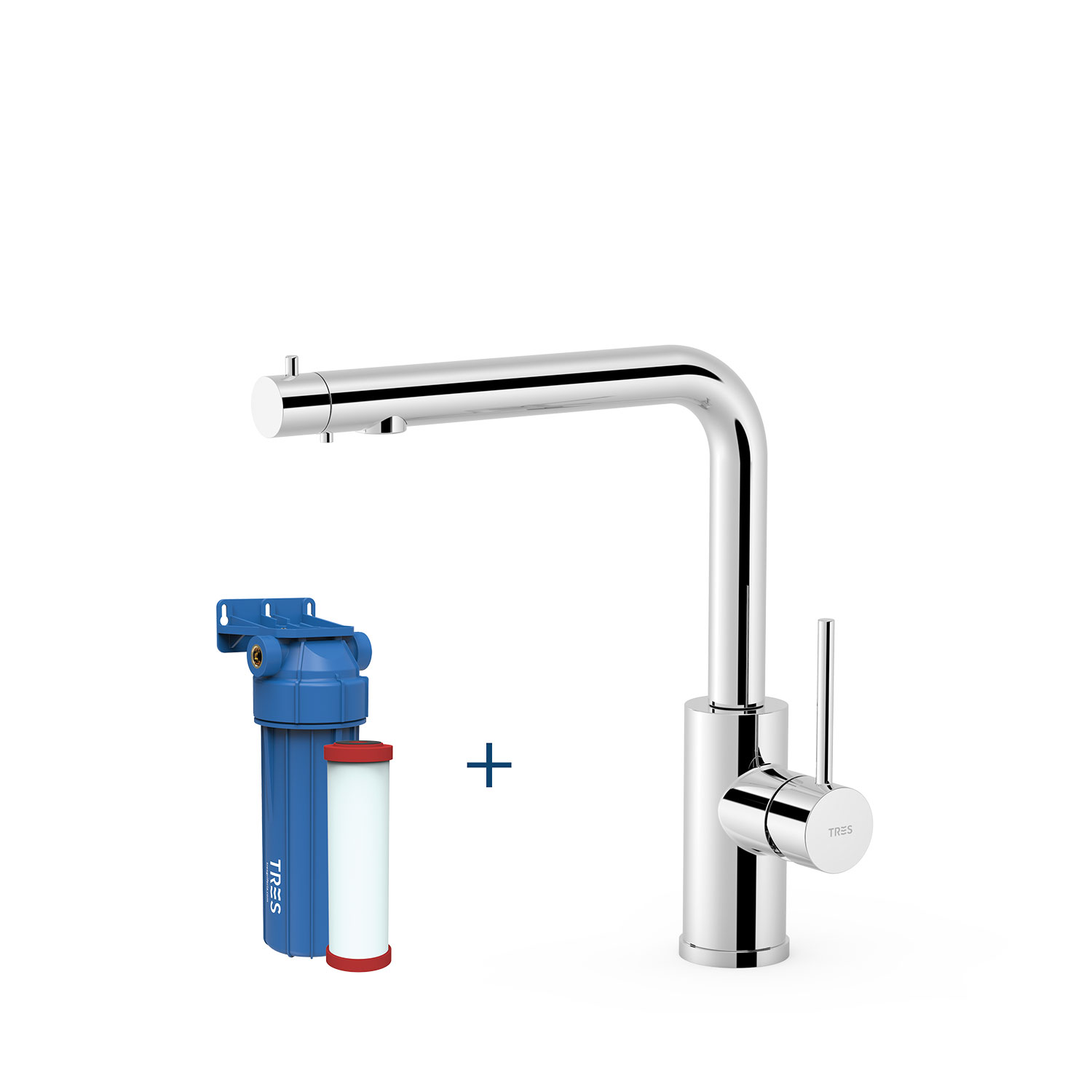 Dřezová páková baterie 2cestná pro vodovodní a filtrovanou vodu