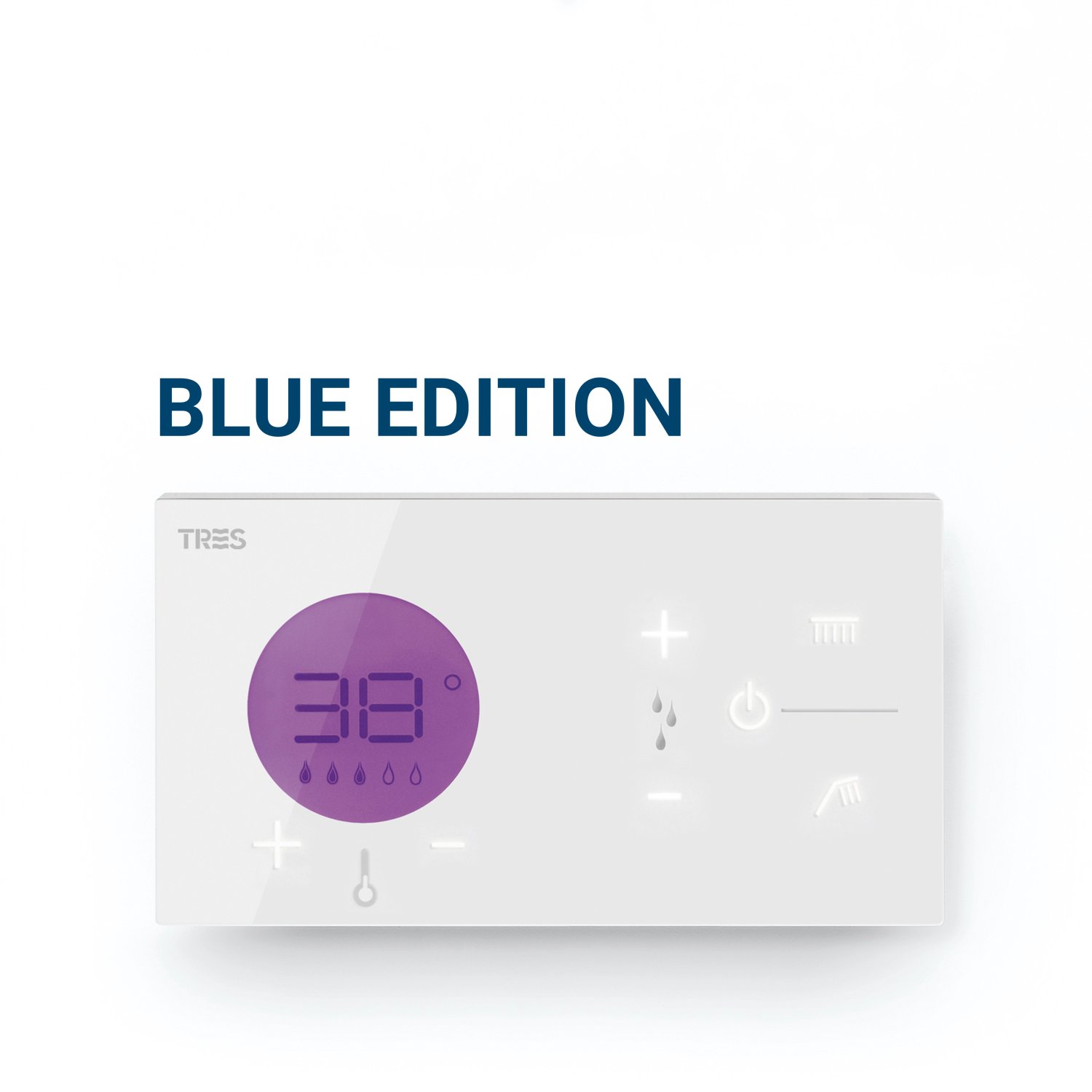 Tres termostatická elektronická baterie podomítková dvoucestná Shower Technology Blue Edition