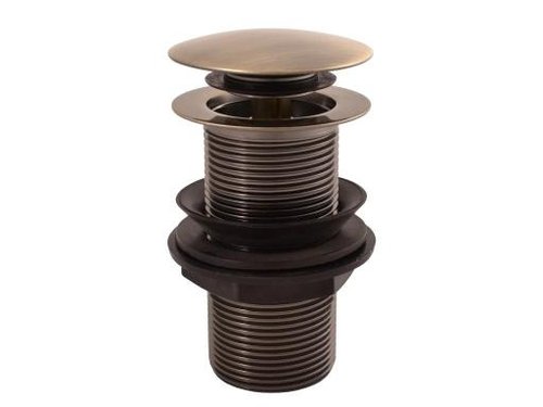 Výpusť umyvadlová CLICK-CLACK 5/4'' bez přepadu, Stará mosaz (Bronz) MD0798SM
