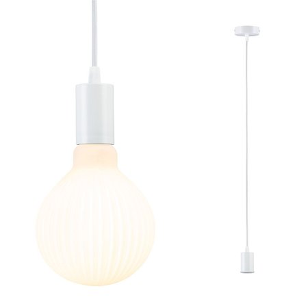 Závěsné svítidlo Ravi IP44 E27 max. 60W bílá mat
