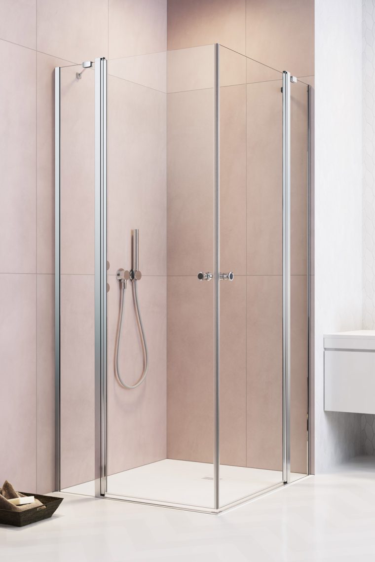 Sprchový kout Eos KDD atyp 900x1200mm, chrom/čiré sklo