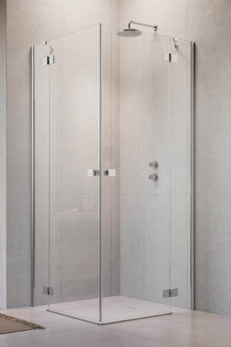 Sprchový kout Essenza KDD atyp 900x1200mm, chrom/čiré sklo