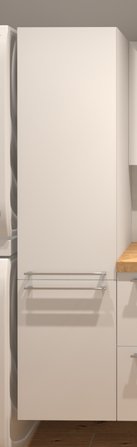 Vysoká doplňková skříň na míru dle grafického návrhu