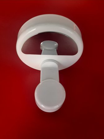 Držák mýdla - magnet bílá/chrom