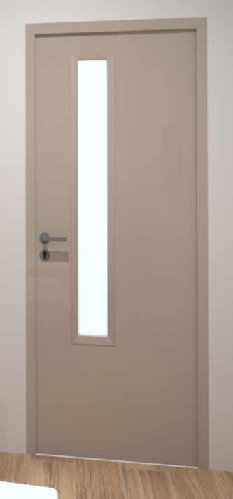 Dveře Prum prosklené - CPL Karo beige