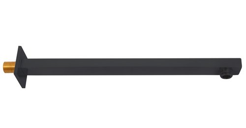 Držák sprchy pevný 38cm, černá mat