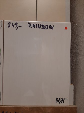 Obklad Rainbow 20x25cm bílá