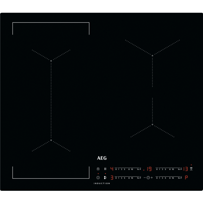 Vestavná indukční deska AEG IKE64441IB, černá