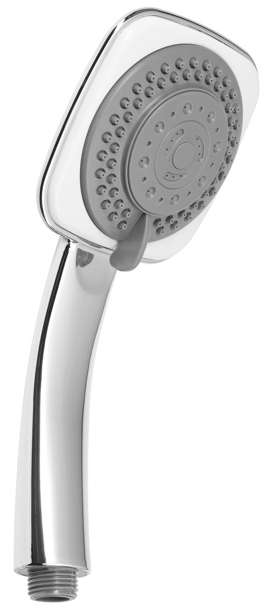 Ruční masážní sprcha, 5 režimů, 100x100mm, ABS/chrom